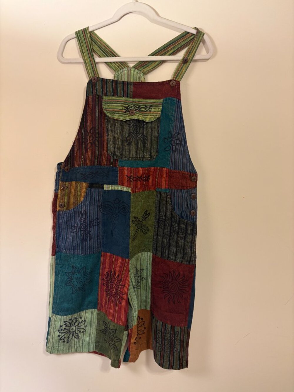 Himalayan Handmade Patchwork Shorts Romper Size L/XL (please see comments)